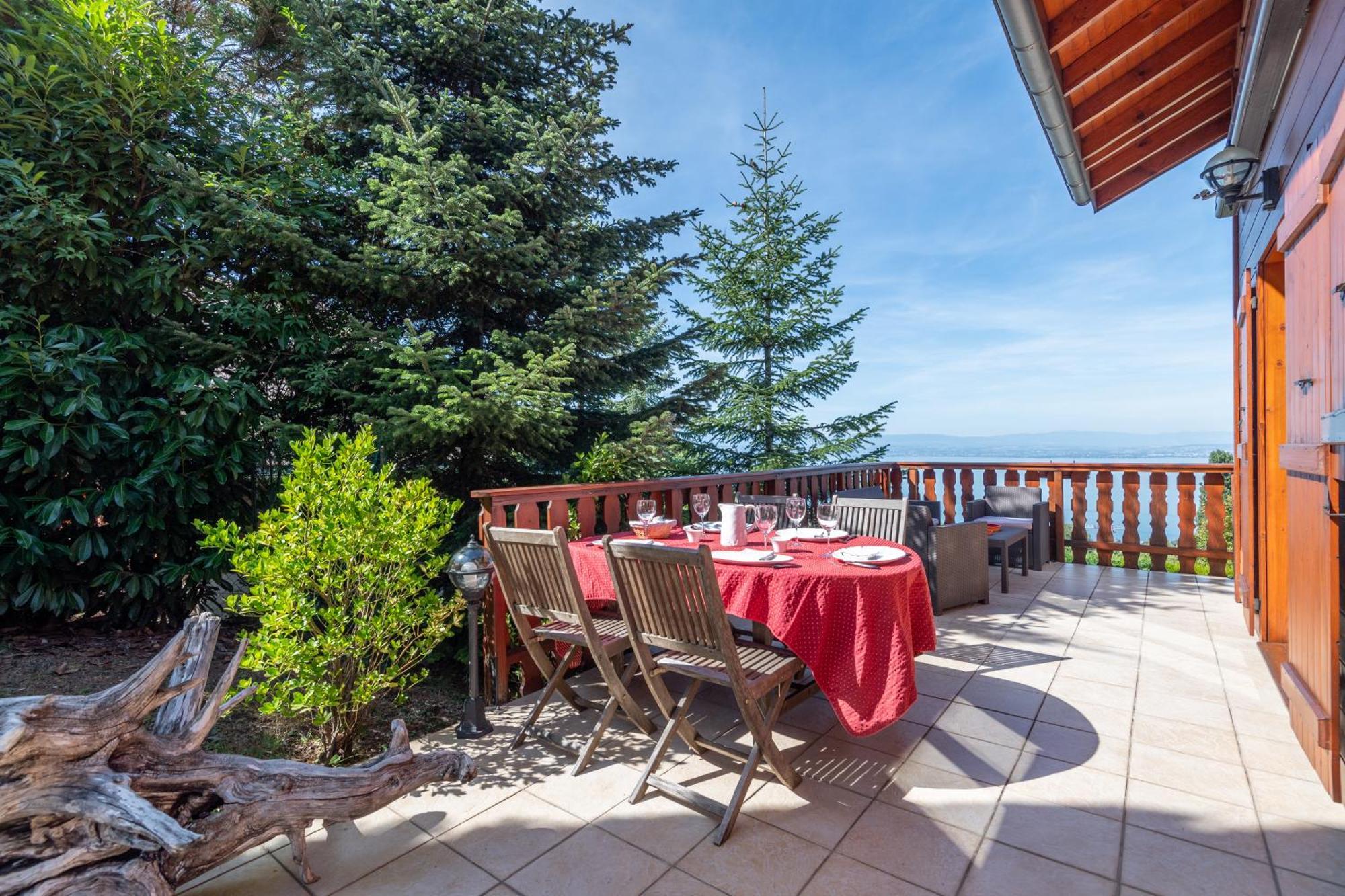 Chalet Entre Lac Leman Et Montagnes - Le Cocon Du Lac Leman Villa Évian-les-Bains Dış mekan fotoğraf